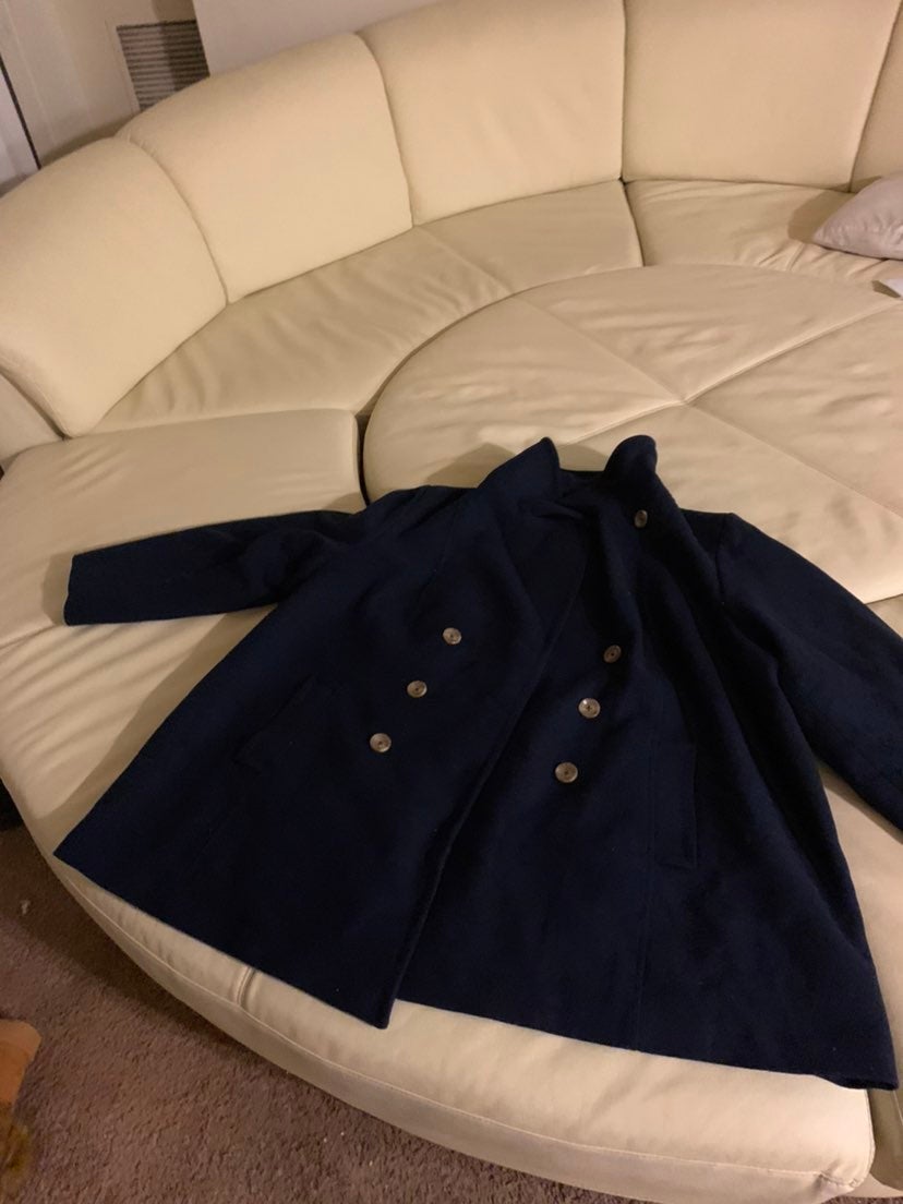 Pea coat double breasted