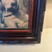 Vintage sportsman pride hunting dogs picture with antique wood frame