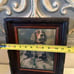 Vintage sportsman pride hunting dogs picture with antique wood frame