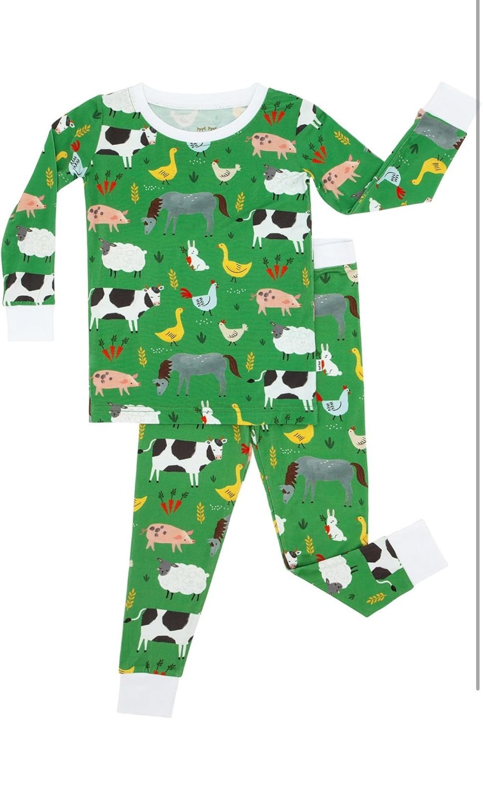 Little Sleepies ~ Farm Animals ~ 2p bamboo PJS ~ 3T