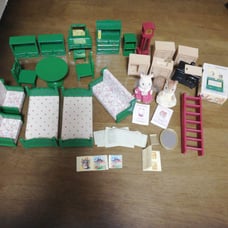 Sylvanian Families Rare Furniture and Doll Set