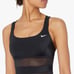 Nike NWT Mesh V-Back One Piece Swimsuit