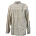 Marchetti Mens 52 Linen Button Front Long Sleeve Shirt Lightweight Quality Italy