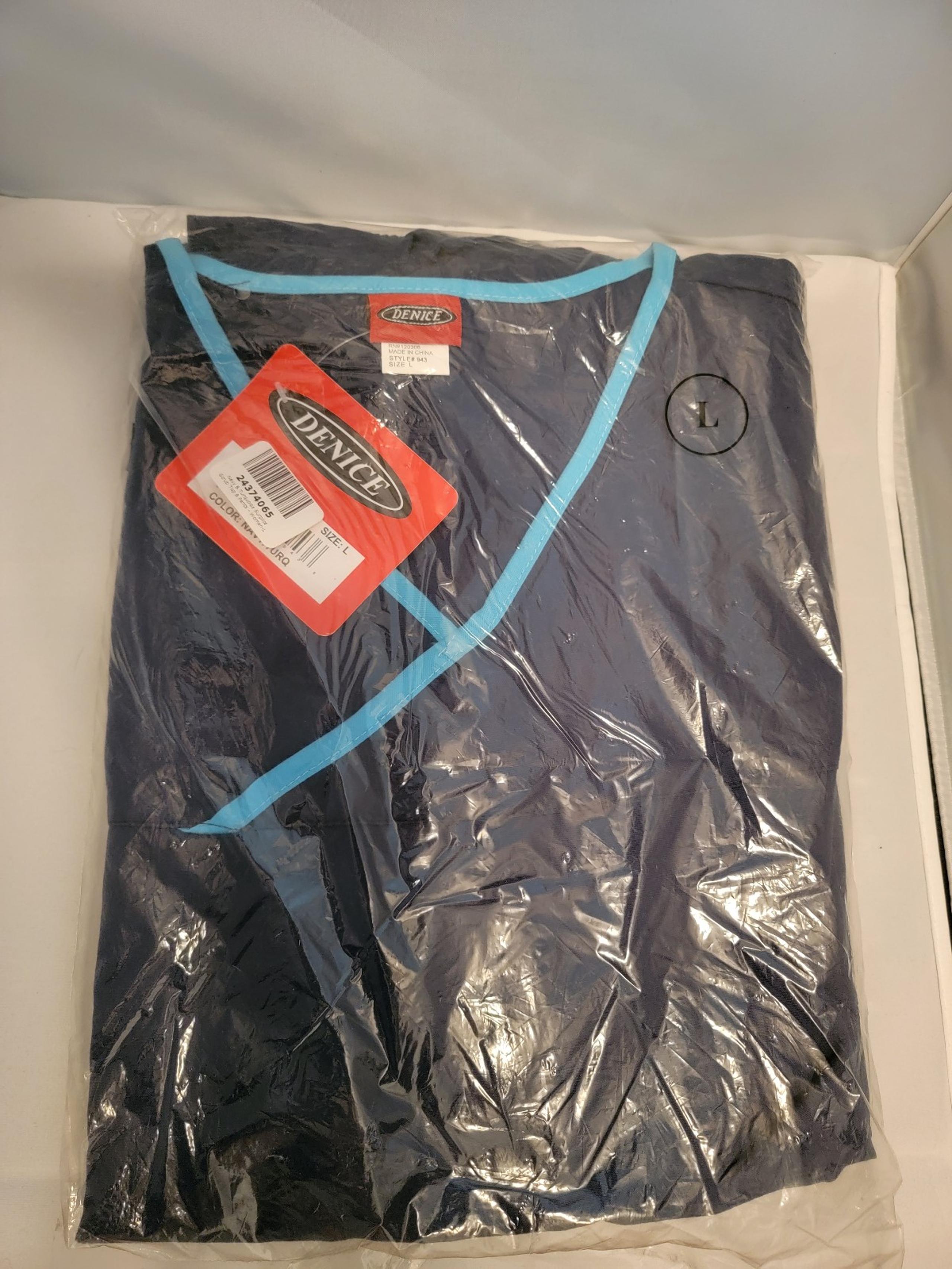 Denice Brand Large Women's Scrubs in Navy
