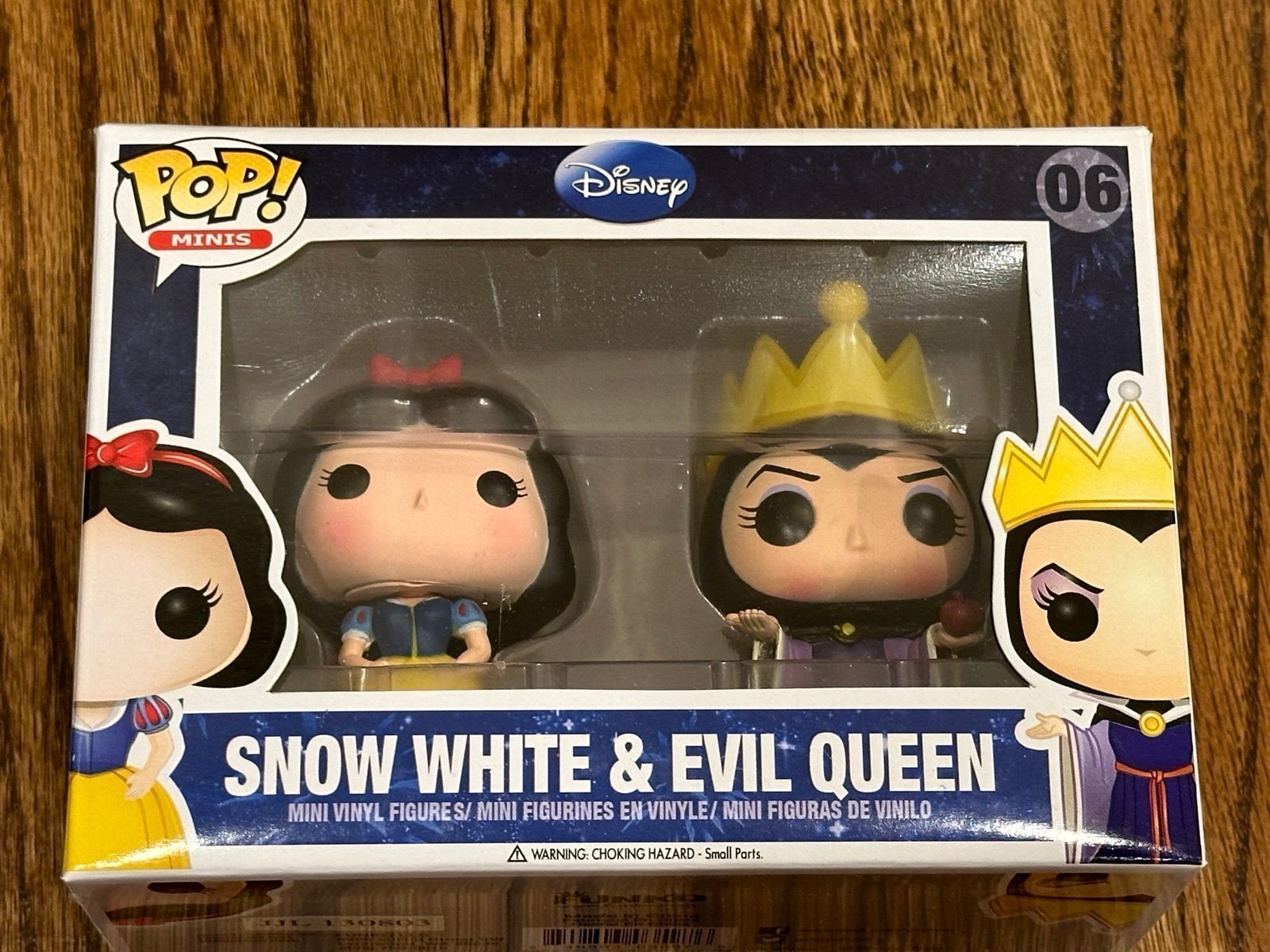 Funko Pop Mini #6 - Snow White & Evil Queen - Disney - Rare - 2-Pack
