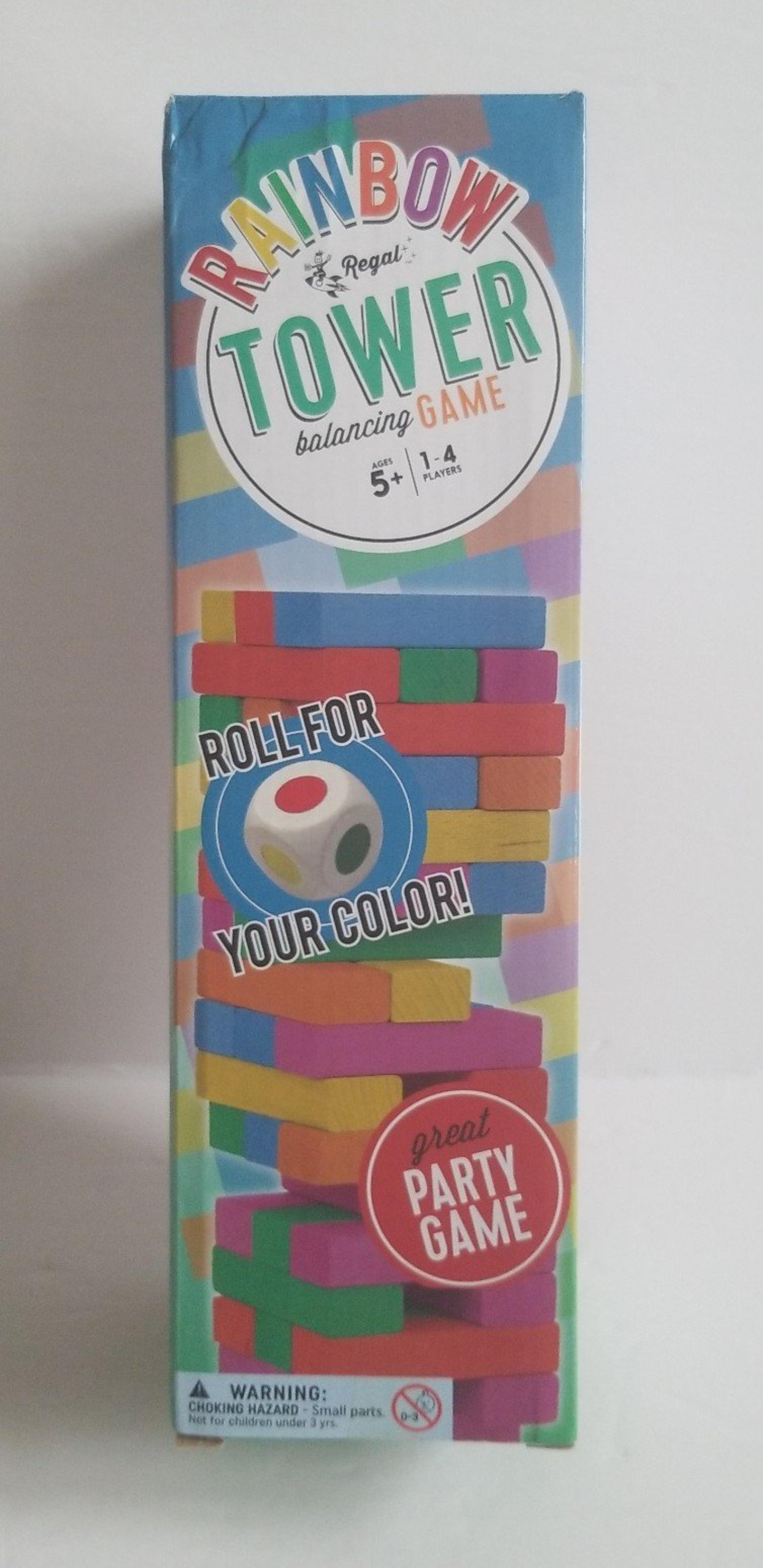 48-piece "Jenga" style party game (box 10.5" x 3.5" x 3.5")