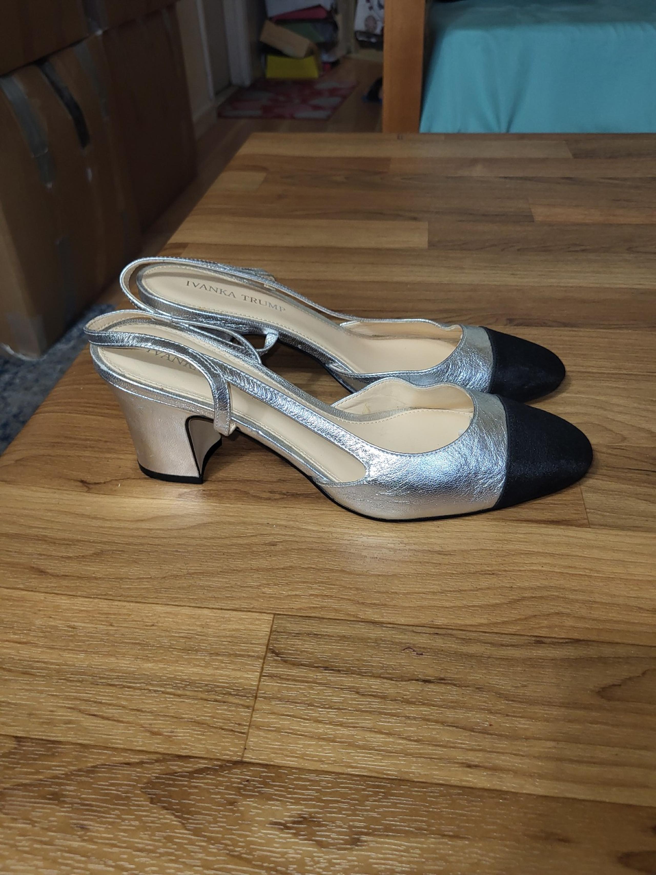 Ivanka Trump Liah Slingback Block-Heel Pumps size 9M