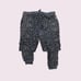 Juicy Couture Gray Leopard Cropped Top and Jogger Pajama Set