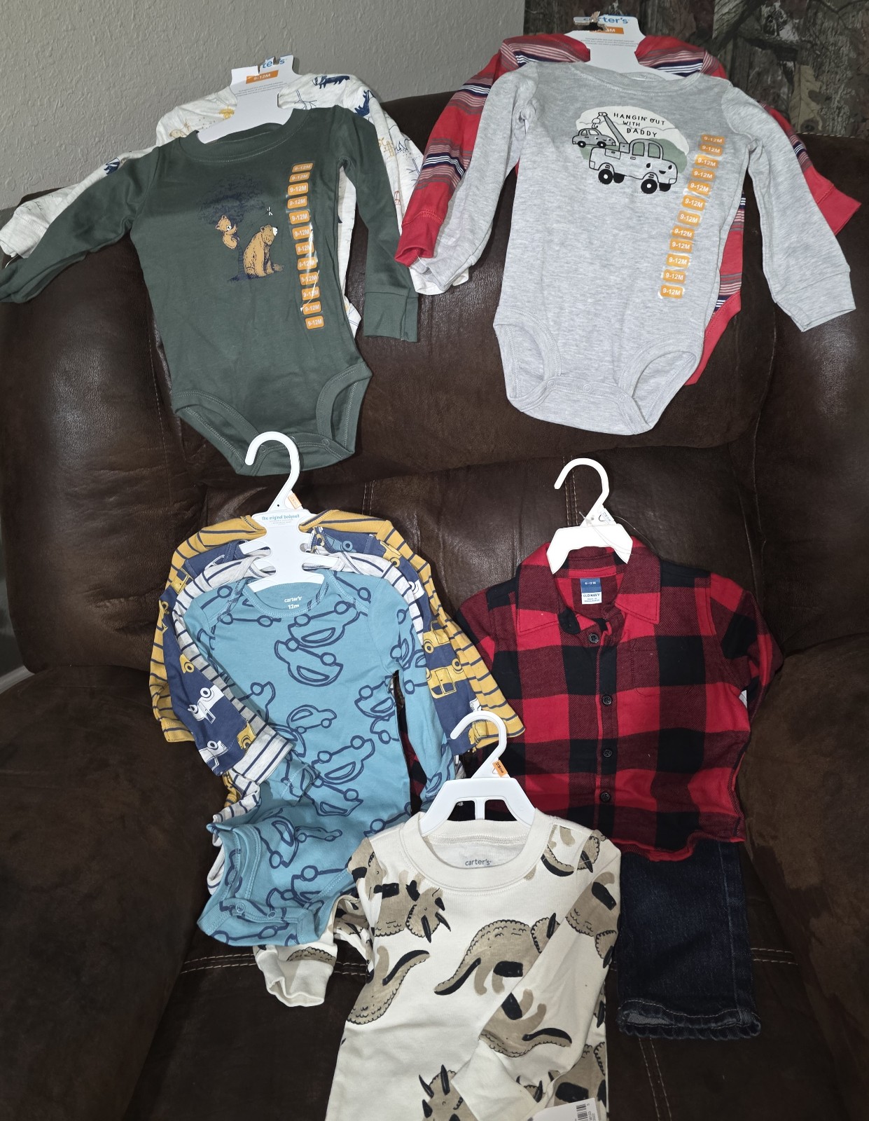 Baby boy 9-12 month LongSleeve onesie