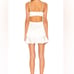 Lovers & Friends White Ruffled Sweetie Mini Dress Size Medium