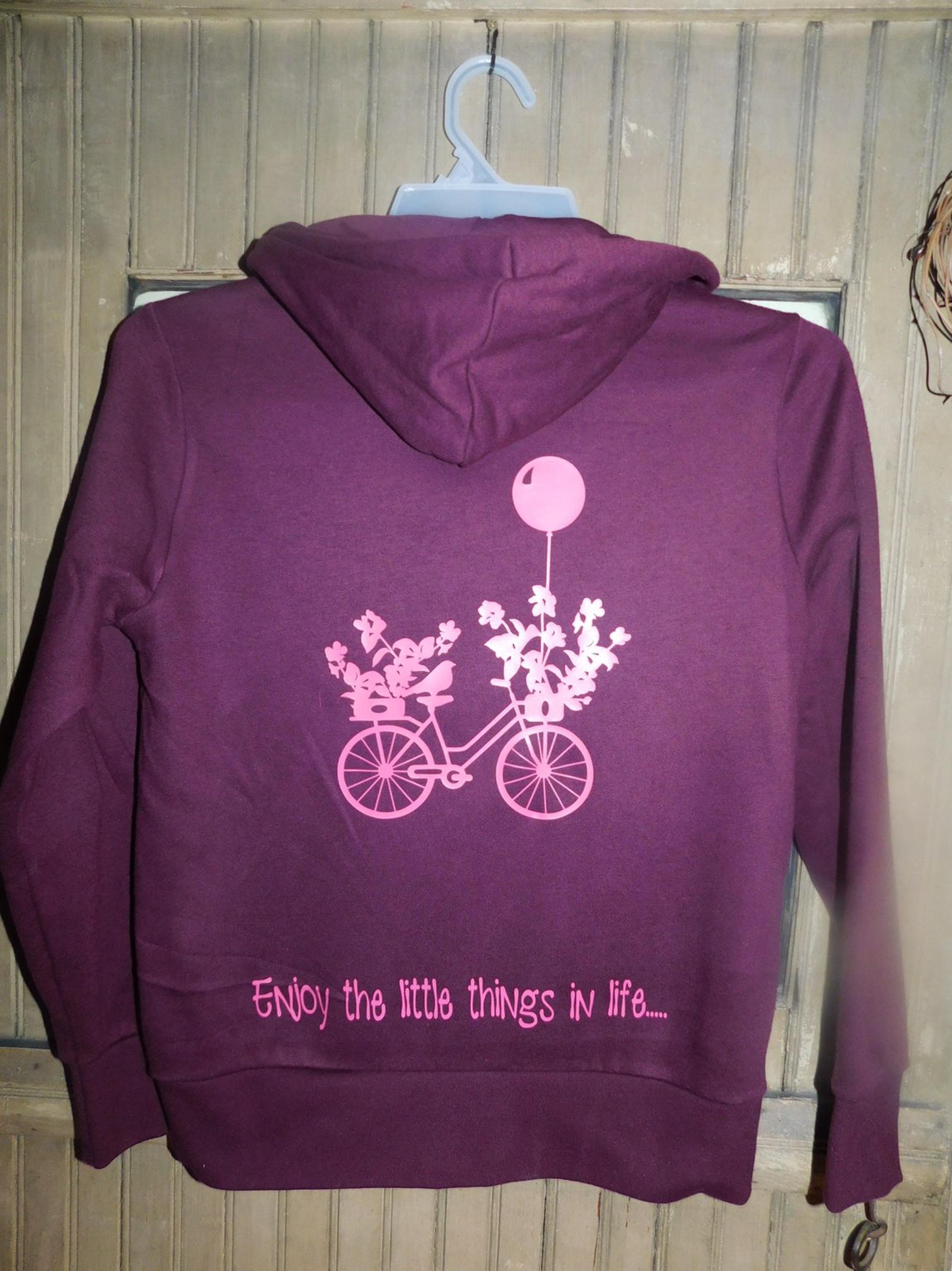 Womens Zipper Hoodie Jacket-size small