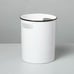 Hearth and Hand Waste Basket White and Black Metal