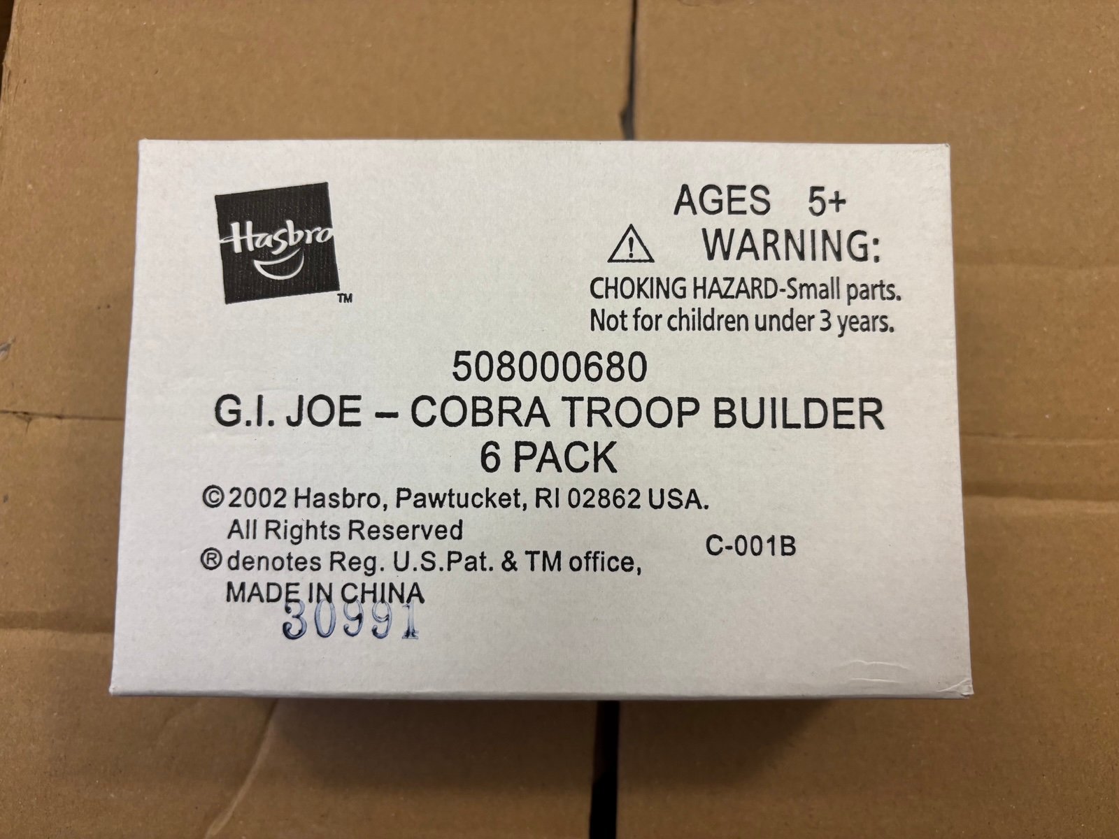 GI Joe Cobra Troop Builder 6 Pack 2002