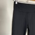 NWT Lanston Sport Black Ruched Leg Mesh Panel Leggings Size Medium
