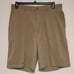 Bolle Golf Tech Shorts Lightweight Flat Front Khaki Size