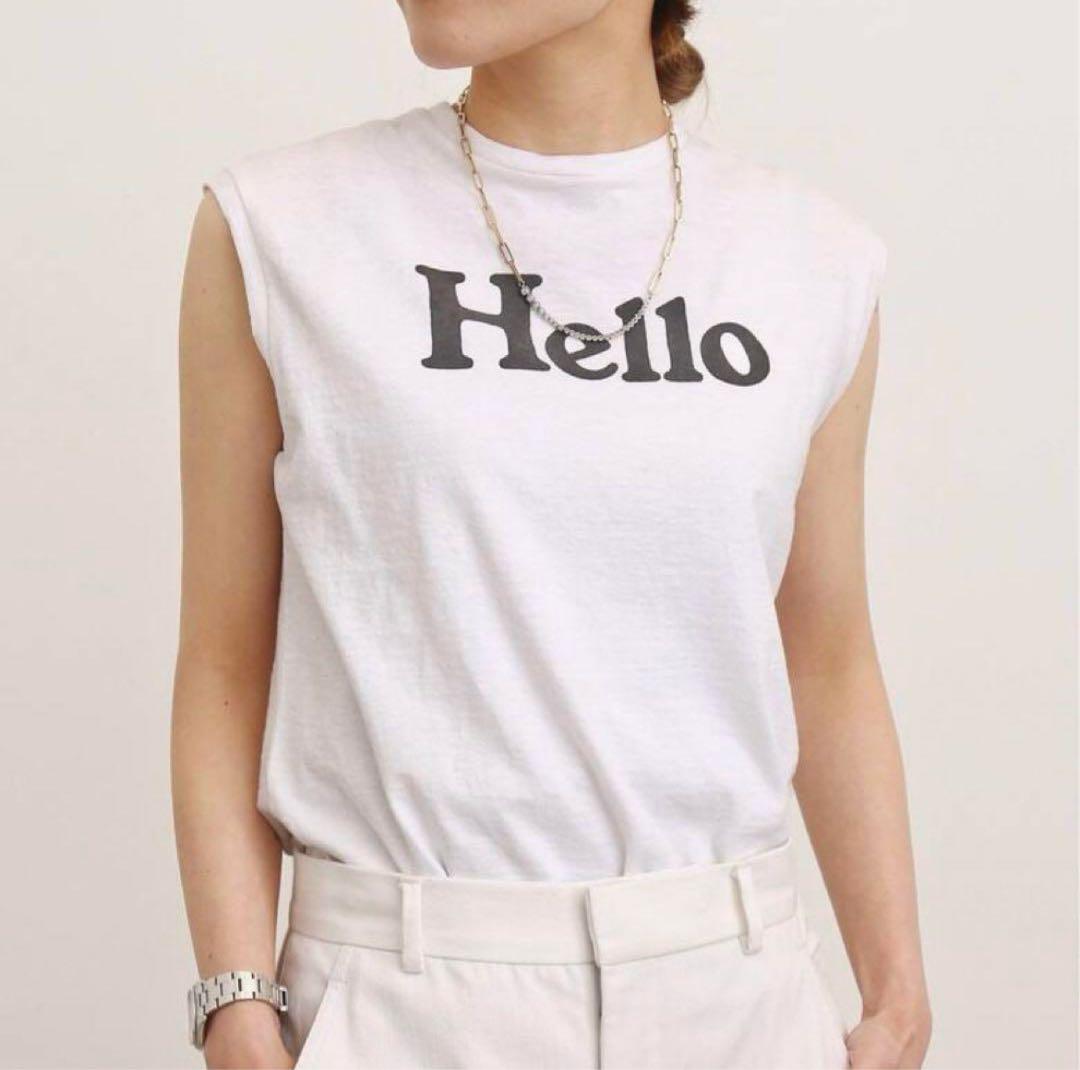 HELLO N/S TEE SPANGLE | CUT&SEWN | MADISONBLUE