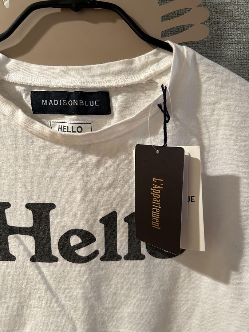 MADISON BLUE/Madison Blue HELLO NOSLEEVE TEE