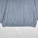Lacoste Sweater Mens Size 8 Gray V-Neck Long Sleeve Pullover Sweater Logo Cotton