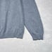 Lacoste Sweater Mens Size 8 Gray V-Neck Long Sleeve Pullover Sweater Logo Cotton