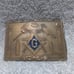 1978 Harry Klitzner Free Mason Solid Bronze Belt Buckle Great Vintage Shape