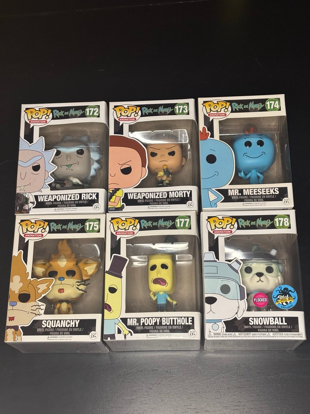 Funko Pop! Rick and Morty Bundle (6 Figures) [NIB]