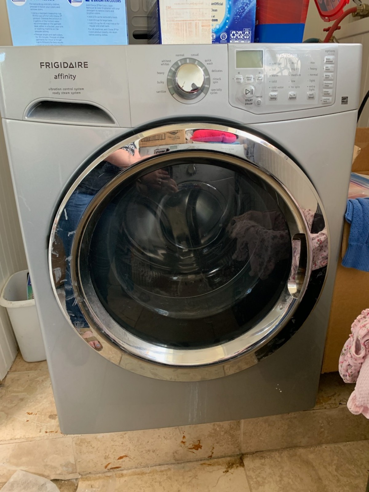 New FRIDGEAIR AFFINITY washer and dryer. MUST GO