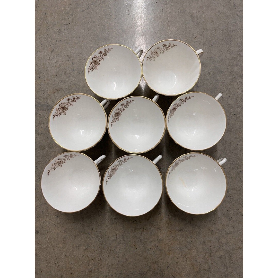 Royal Doulton Mayfair H4905 (8) Cups, 2.5” Deep