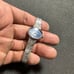 Vintage Hamilton Ladies Mechanical Wind Up Watch Silver Tone Blue Dial 10K R.G.P