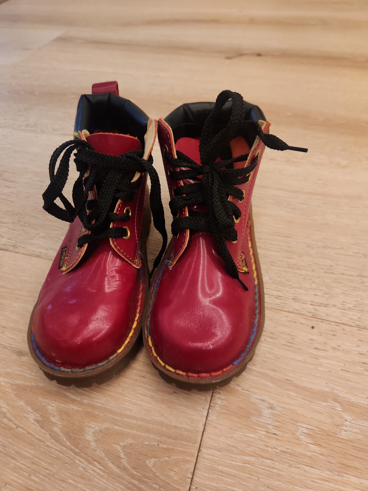 Doc Martens girls rainbow