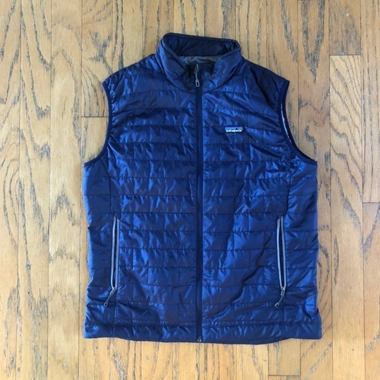 Patagonia Men Goose Down Vest Sleeveless