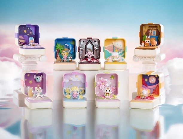 Popmart： Romantic Ring Box Series Full Set of 8 (No Secret)