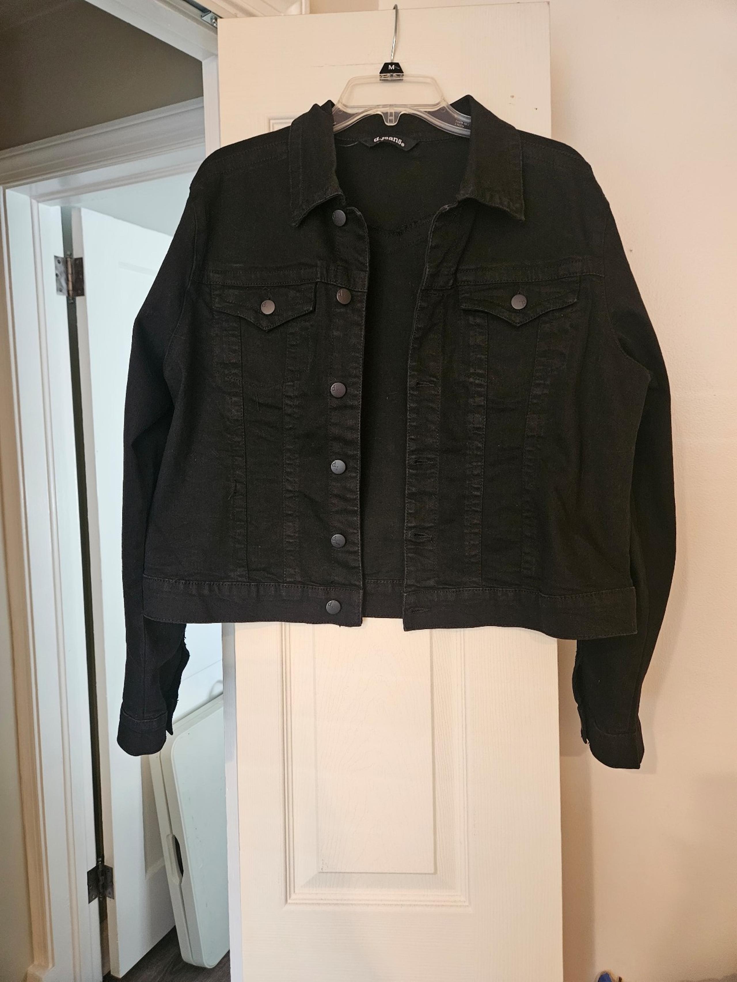 D.Jeans Black Denim Jacket