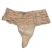 NWT VICTORIA'S SECRET High Waist Thong Sz S Beige Mesh
