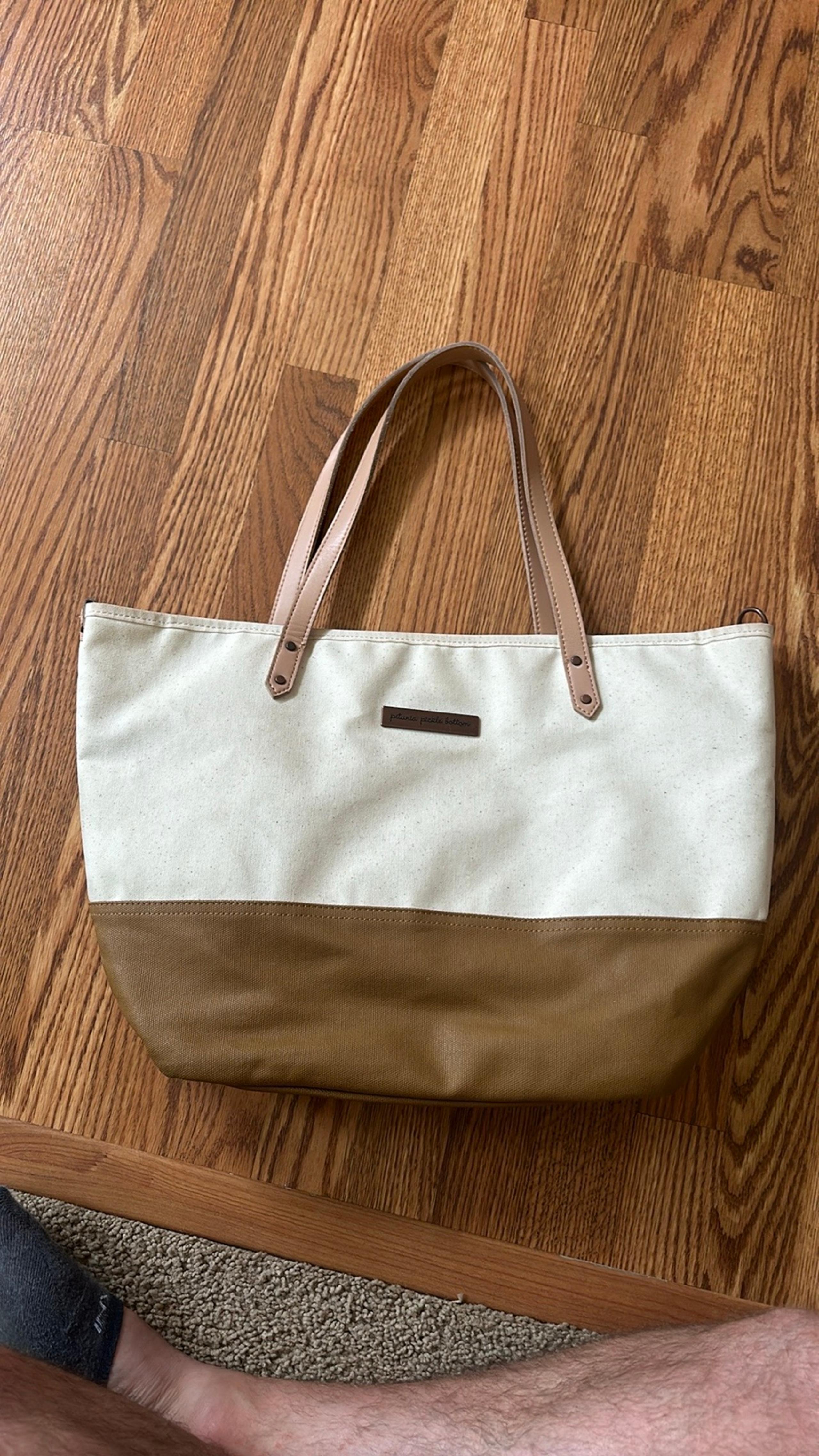 Petunia Pickle Bottom Diaper Bag Tote Canvas