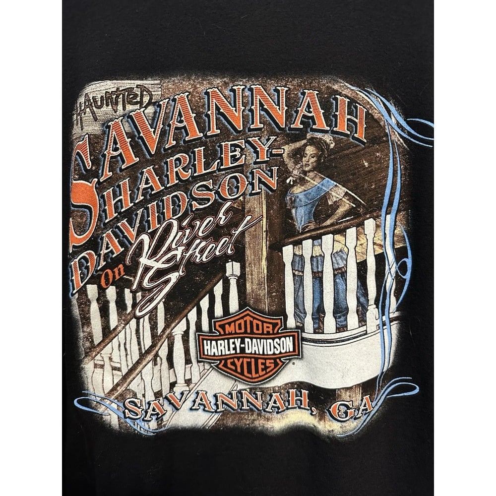 Vintage Harley Davidson Savannah Georgia T Shirt Savanah Girl My Way Is Highway