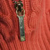 Lauren Ralph Lauren Sweater XL CREST LOGO Cable Knit Fisherman Full Zip Preppy