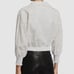 Alice + Olivia Onella Embroidered Button Front Blouse Off White XL NEW
