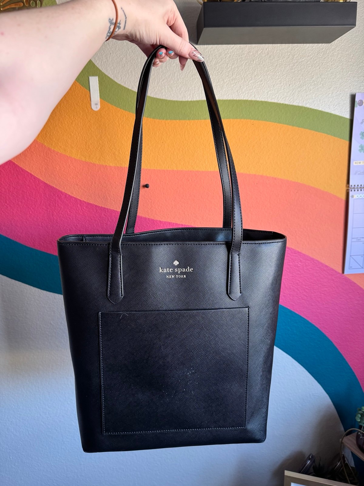 Kate Spade Black Daily Tote Shoulder Bag