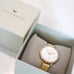 NEW in Box, Olivia Burton Watch, Rainbow Crystals Bezel, Yellow Sunshine & Gold
