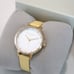 NEW in Box, Olivia Burton Watch, Rainbow Crystals Bezel, Yellow Sunshine & Gold