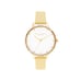 NEW in Box, Olivia Burton Watch, Rainbow Crystals Bezel, Yellow Sunshine & Gold