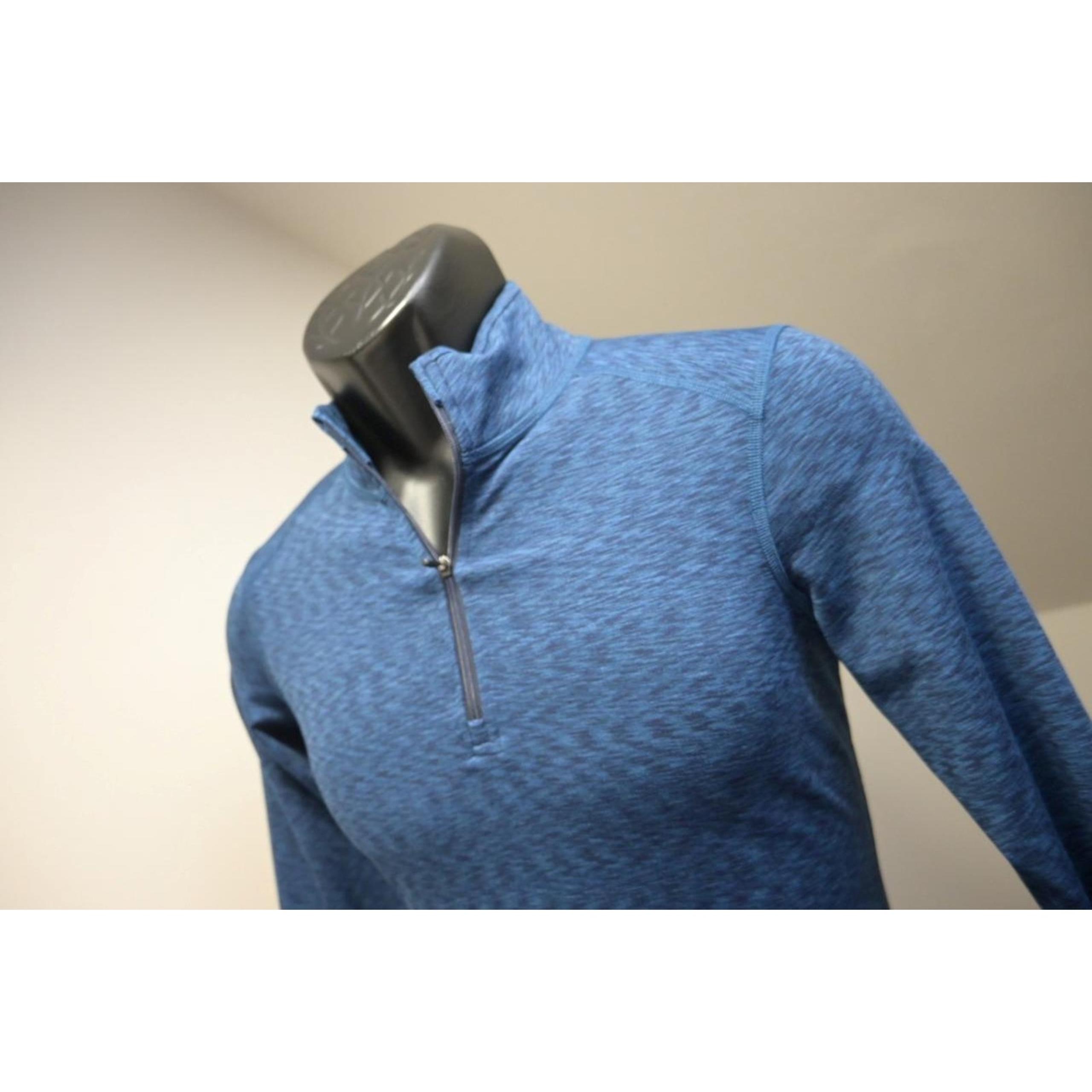 REI CO-OP Outdoors Athletic Jacket Blue 1/4 Zip Hiking Camping Womens Size Small