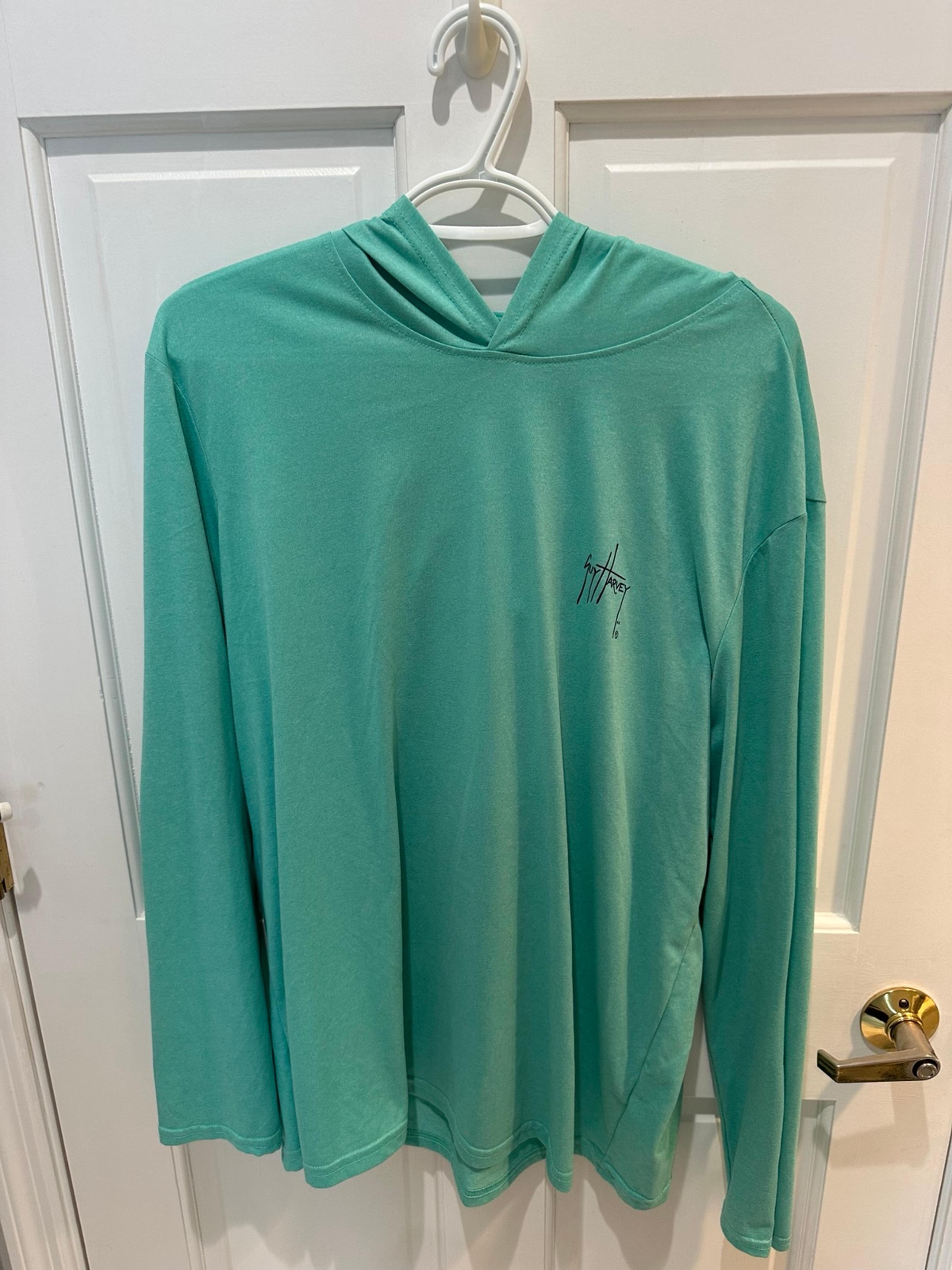 Guy Harvey - Men's Market Long Sleeve Performance Hoodie