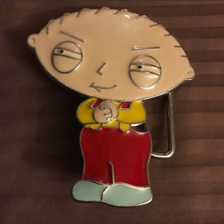 Stewie Family Guy Belt Buckle