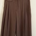 The Workshop Chic Brown Wide-Leg Trousers pants