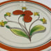 ITALIAN MANCER CERAMAR POPPY PLATE hand painted 12” Floral Italy