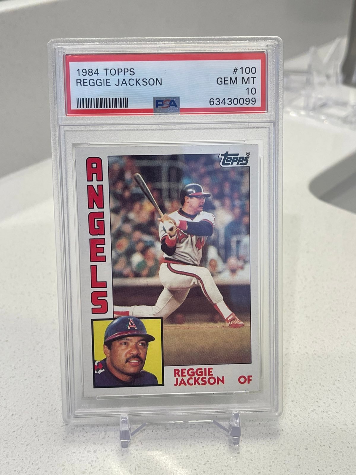 1984 Topps Reggie Jackson #100 PSA 10