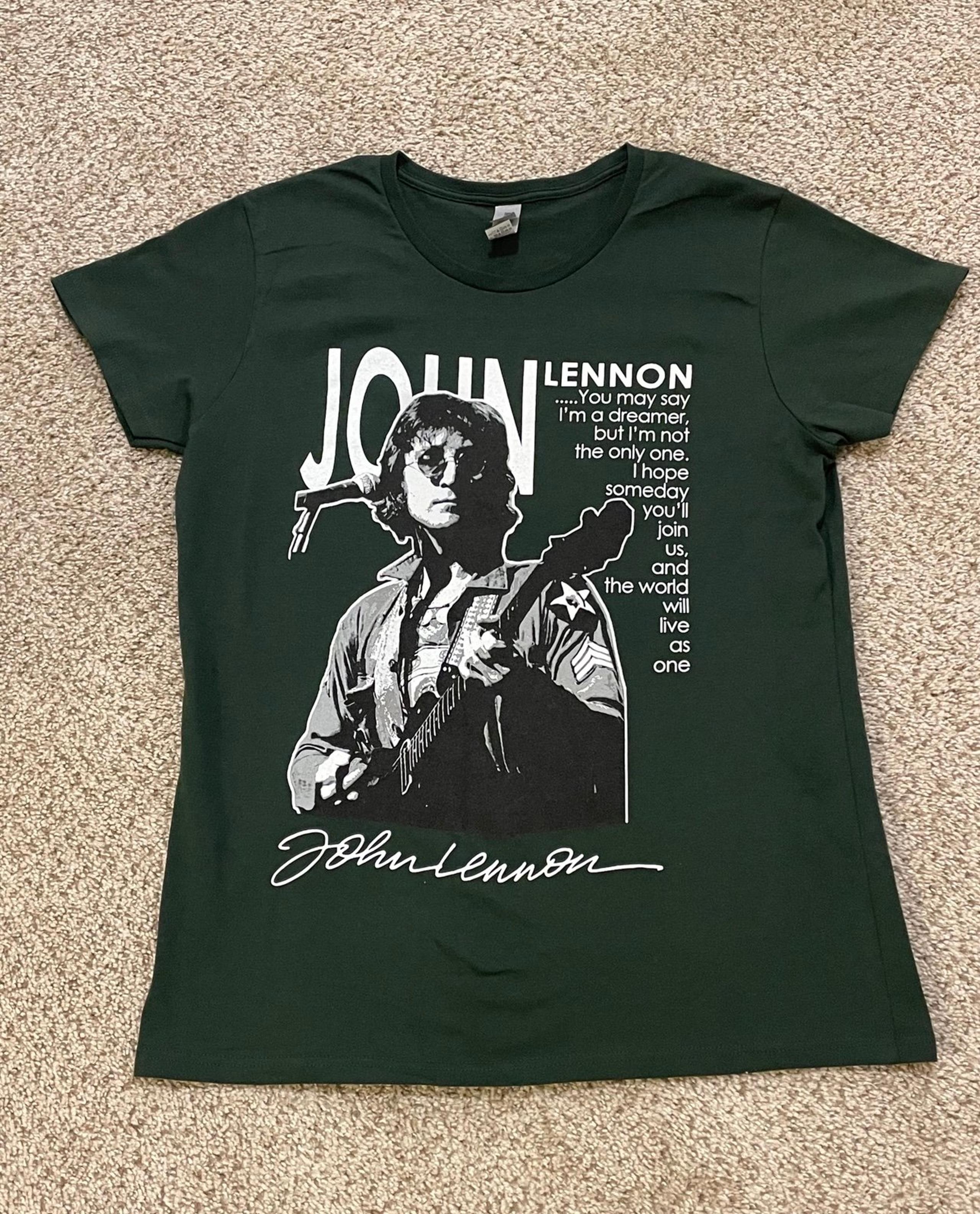 John Lennon Shirt Women’s Size Large