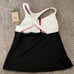 Nike Swimwear One Piece Bathing Suit Size Medium Black/white