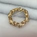Vintage Lisner real pearl floral brooch